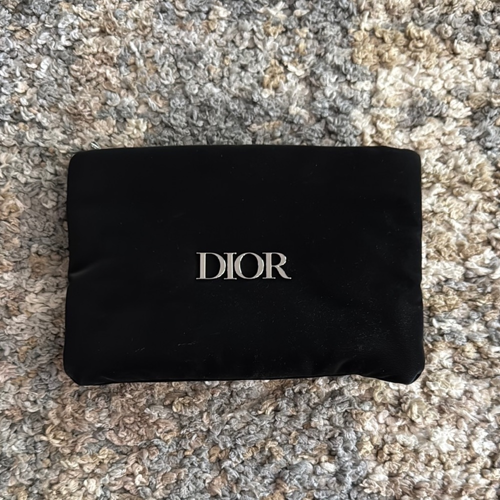Dior Black Velvet Clutch